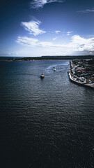 Porto Seguro Paisagem Mar Oceano Atlântico Barcos Balsa Corais Natureza Turística Costeira Bahia...