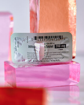 Mifepristone Pill in illustrative setting