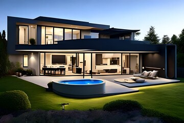 Fototapeta premium House, Construction, Generative AI