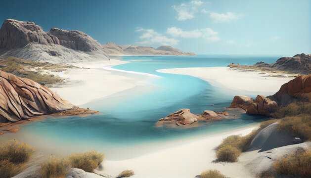 Shuab Bay on the island of Socotra