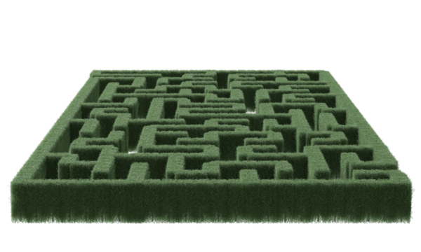 grass maze - Powered by Adobe