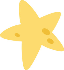 Abstract star shape design element