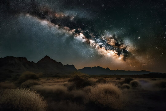 Milchstrasse am Nachthimmel