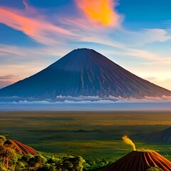 mountain in autumn season | Generate AI