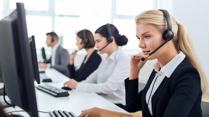 On the Front Lines: Dedicated Customer Service Agents in Action. Generative AI.