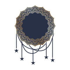 mandala with star garland