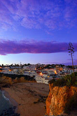 Sonnenuntergang in Carvoeiro, Lagoa (Algarve, Portugal)