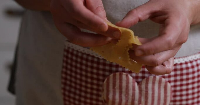Handcrafting the Chebakia dough allows for precise control, ensuring the perfect balance of texture and flavor in each delightful piece of this traditional Moroccan pastry