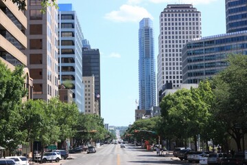 Fototapeta na wymiar downtown city