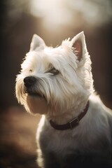 West Highland White Terrier Portrait 