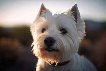 West Highland White Terrier Portrait 