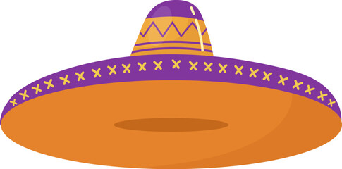 Mexican sombrero traditional hat