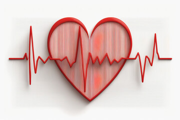 Heartbeat / heart beat pulse flat icon