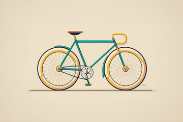 Fototapeta na wymiar Bicycle icon bike vector symbol