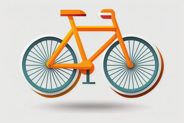 Fototapeta premium Bicycle icon bike vector symbol