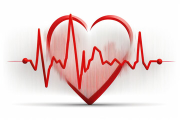 Heartbeat / heart beat pulse flat icon