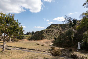 月山富田城の入口