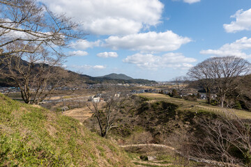 月山富田城からの景色
