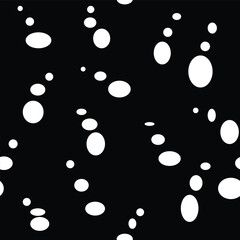 Vector black and white repeating pattern background. 