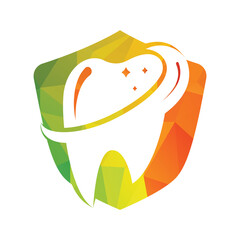 Dental logo Png design. Dental Clinic Logo Teeth abstract design png template.	