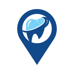 Fototapeta premium Dental logo Png design. Dental Clinic Logo Teeth abstract design png template. 