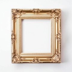 large art frame - picture frame on wall - gold white frame - gallery style