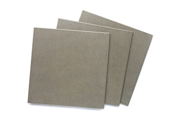 Floor tiles on white background.