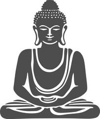 Elegant Buddha symbol