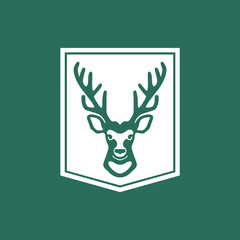 Deer face symbol