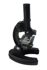 Black Microscope with Slide
