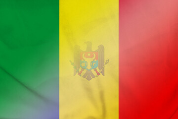 Mali and Moldavia state flag international negotiation MDA MLI