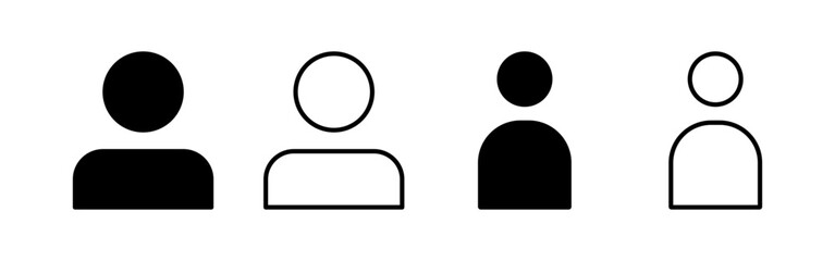 User Icon vector for web and mobile app. person sign and symbol. people icon.