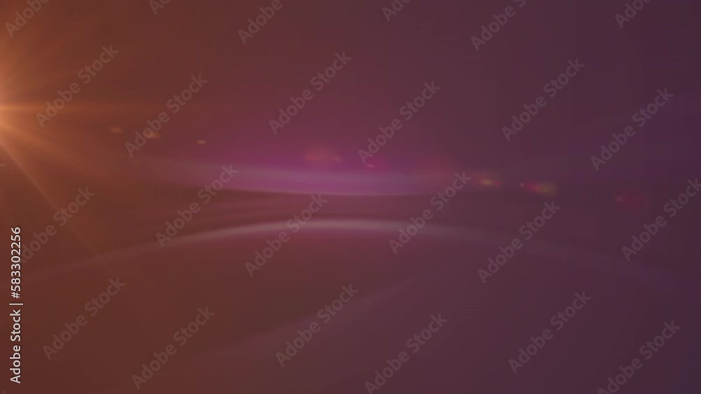 Poster animation of lens flares over waves pattern against abstract background