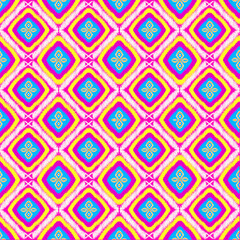 
Abstract colourful blue and pink on fabric seamless pattern created design. Tribal African Indian traditional embroidery background. Ideal for textile, ornament , wallpaper , dress etc.,