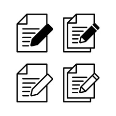 Note icon vector illustration. notepad sign and symbol