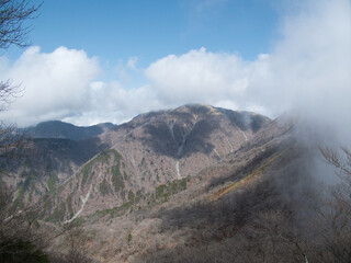 丹沢主脈からの丹沢山