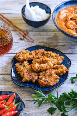 perkedel jagung, bakwan jagung or corn fritters