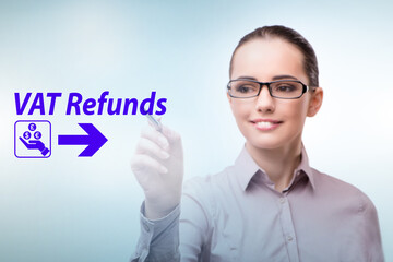 Value added tax VAT return concept