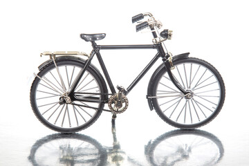 Fototapeta na wymiar road bike model on a white background. transport for travel
