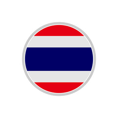 Thailand flags icon set, Thailand independence day icon set vector sign symbol