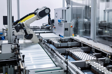 Automated Production Line in a Smart Factory, generative ai