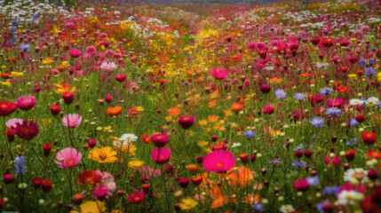 Stunning Vistas Unfold: Seascapes, Verdant Fields, Majestic Volcanoes, Mysterious Deep Sea Wonders, Blossoming Flower Meadows, and Idyllic Farms