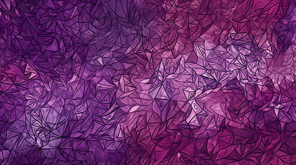 Abstract purple background with leaf-like abstract shapes