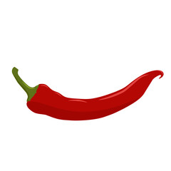 Illustration of large red pepper