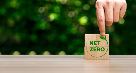 Net zero by 2050. Carbon neutral. Net zero greenhouse gas emissions target. climate neutral long...