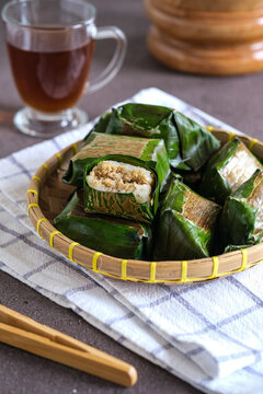 ice sekoteng is Indonesian sweet dessert with jelly, barly, palm seed, dried orange and dried grape