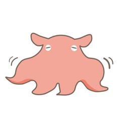 動くメンダコのキャラクター