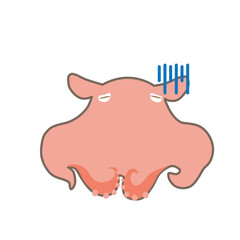 げんなりするメンダコのキャラクター