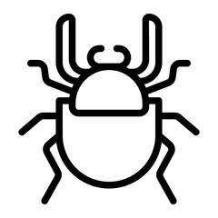 beetle line icon