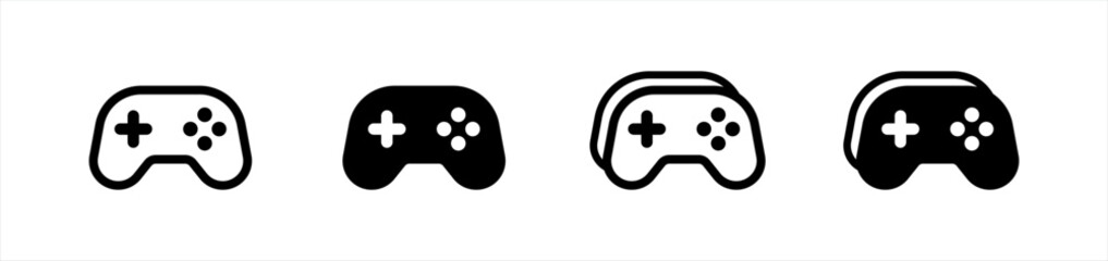 Game console icon. gamepad symbol. video game sign, vector illustration	